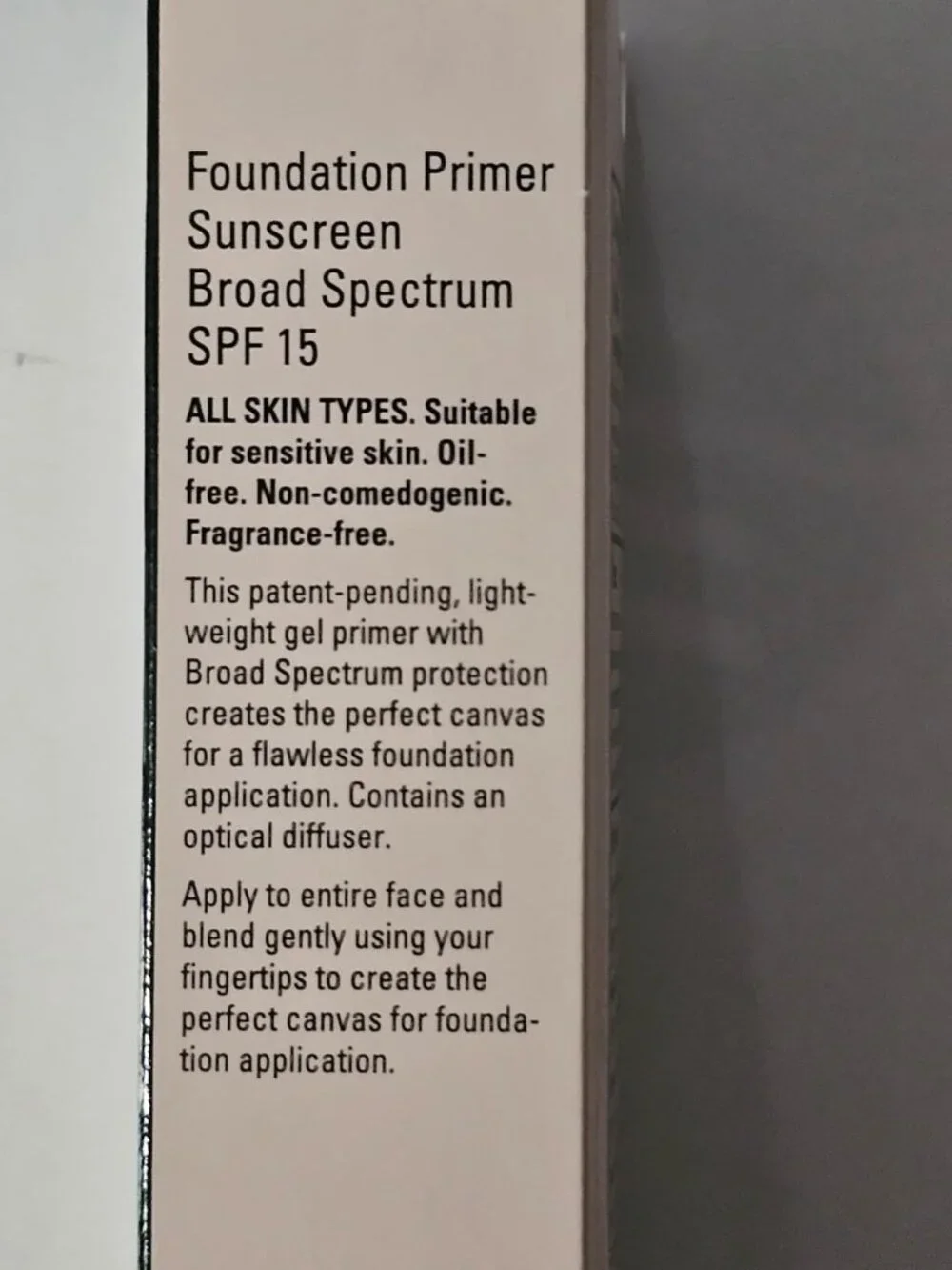 Mary Kay Foundation Primer Sunscreen SPF 15 Broad Spectrum  1 fl oz / 29 ml  NWT